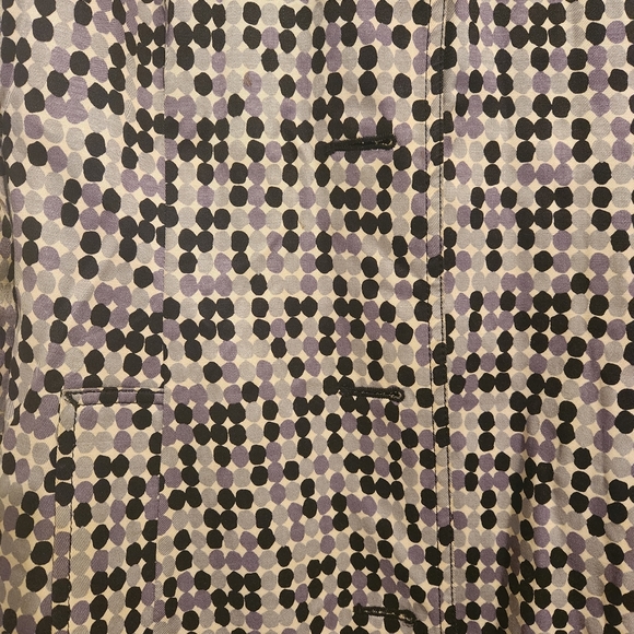 Apt 9 Lavender Dotted Trench Coat/Jacket - Picture 6 of 7